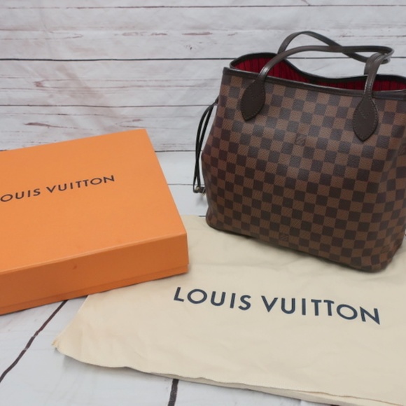 Louis Vuitton Neverfull MM Damier Ebene Tote Bag - Picture 2 of 8